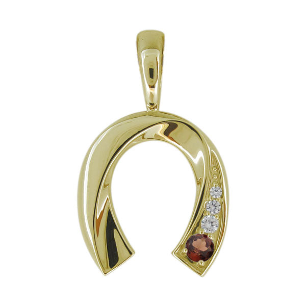 馬蹄 メンズ 喜平 ペンダントトップ 選べる誕生石 天然石 K10 K18 PT900 SV925 ホースシュー ペンダント mens horseshoe pendant top head