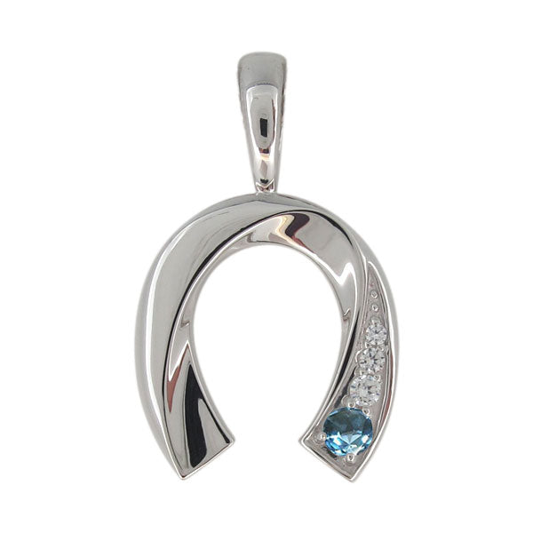 馬蹄 メンズ 喜平 ペンダントトップ 選べる誕生石 天然石 K10 K18 PT900 SV925 ホースシュー ペンダント mens horseshoe pendant top head