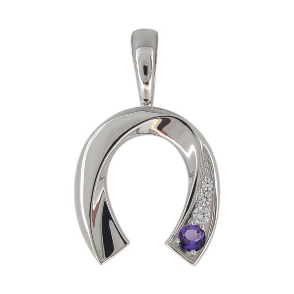 馬蹄 メンズ 喜平 ペンダントトップ 選べる誕生石 天然石 K10 K18 PT900 SV925 ホースシュー ペンダント mens horseshoe pendant top head