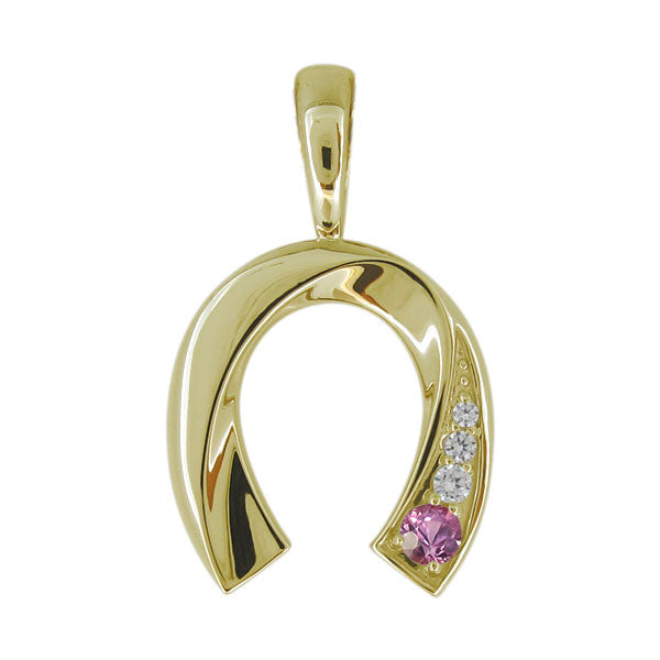 馬蹄 メンズ 喜平 ペンダントトップ 選べる誕生石 天然石 K10 K18 PT900 SV925 ホースシュー ペンダント mens horseshoe pendant top head