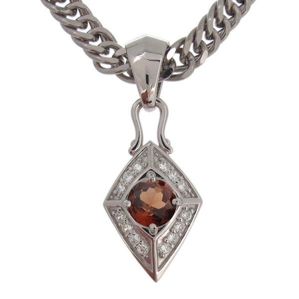喜平チェーン ペンダント メンズ ひし形 選べる誕生石 天然石 喜平用 mens pendant necklace rhombus 10金 18金 プラチナ シルバー ネックレス 菱形