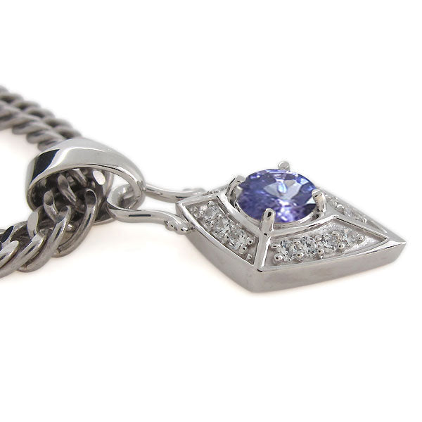 喜平チェーン ペンダント メンズ ひし形 選べる誕生石 天然石 喜平用 mens pendant necklace rhombus 10金 18金 プラチナ シルバー ネックレス 菱形
