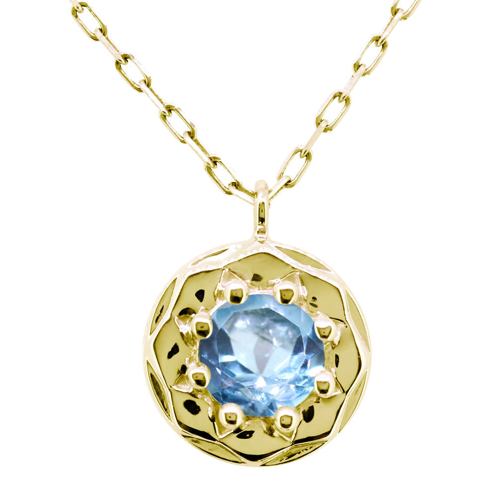 18k ネックレス レディース シンプル 一粒 誕生石 ペンダント 選べる誕生石 10金 18金 プラチナ シルバー(mh-0390-birth)