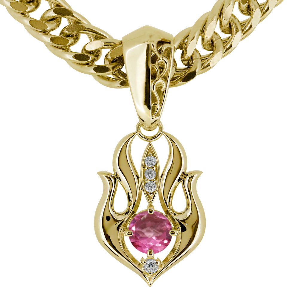 大粒 天然石 メンズ ペンダント 喜平50g用 キヘイ 選べる誕生石 mens pendant Necklace birthstone K10 K18 PT900 SV925 ネックレス 誕生石