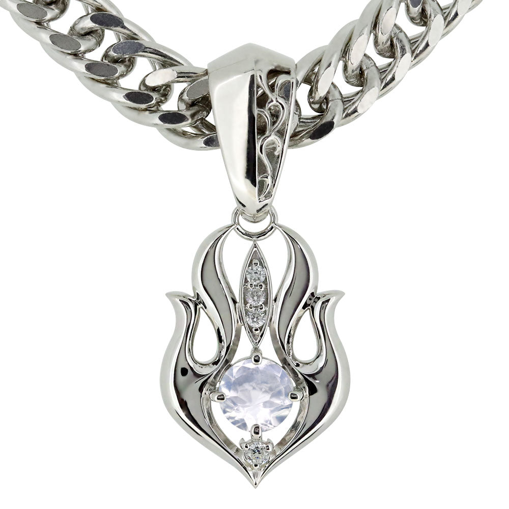大粒 天然石 メンズ ペンダント 喜平50g用 キヘイ 選べる誕生石 mens pendant Necklace birthstone K10 K18 PT900 SV925 ネックレス 誕生石