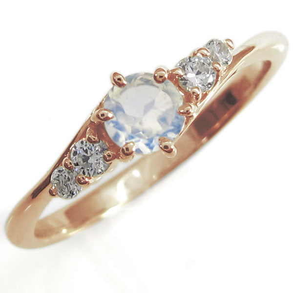 婚約指輪 シンプル エンゲージリング ダイヤモンド 誕生石 10金 18金 プラチナ 上品 レディース 選べる誕生石 天然石 指輪 (品番 mr-0242)