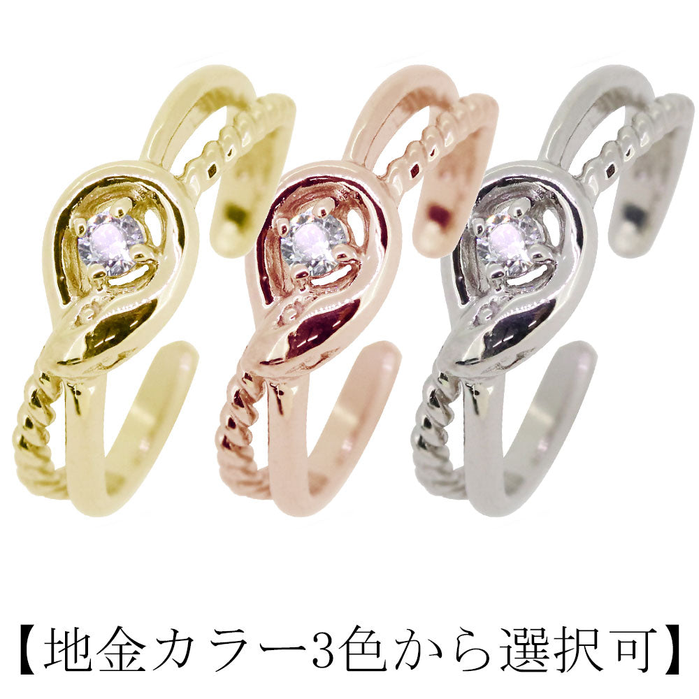 レディース イヤーカフ へび 選べる誕生石 蛇 スネーク ノンホールピアス ヘビ イヤカフ 天然石 10金 18金 プラチナ 片耳