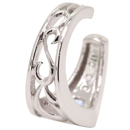 2way Eay Cuff イヤーカフ レディース 唐草 選べる誕生石 天然石 K10 K18 PT900 片耳 重ね付け イヤカフ 誕生石 リバーシブル アラベスク