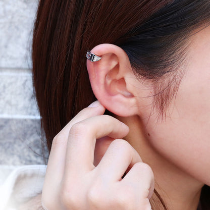 2way Eay Cuff イヤーカフ レディース 唐草 選べる誕生石 天然石 K10 K18 PT900 片耳 重ね付け イヤカフ 誕生石 リバーシブル アラベスク