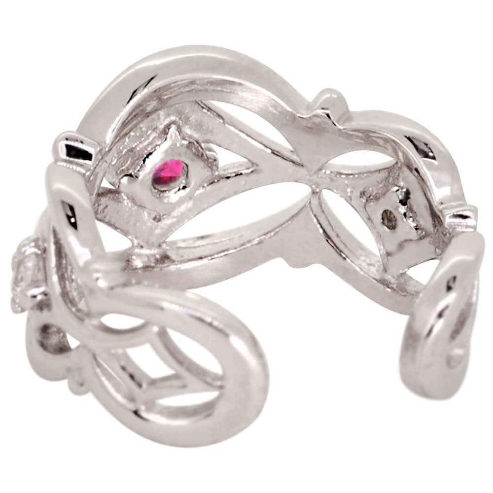 イヤカフ レディース ノンホールピアス ひし形 軟骨 女性 K10 K18 PT900 選べる誕生石 天然石 Ear Cuff 重ね付け イヤーカフ 菱形 片耳用