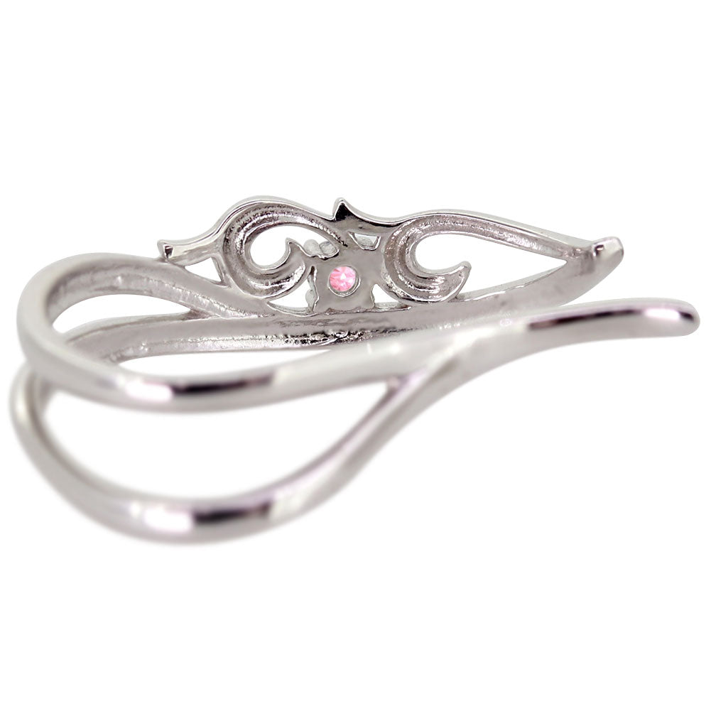 アラベスク 大ぶり Ear Cuff イヤーカフ レディース 一粒 選べる誕生石 天然石 K10 K18 PT900 SV925 唐草 2連 イヤリング 片耳用 earrings