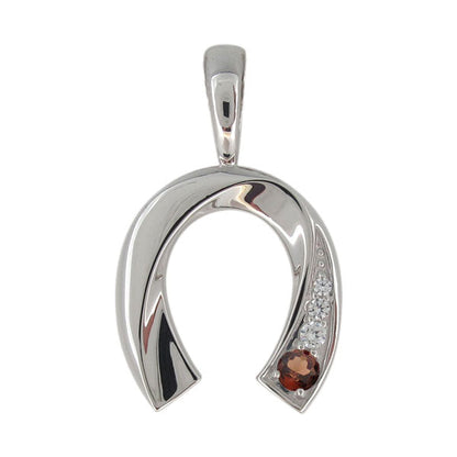 馬蹄 メンズ 喜平 ペンダントトップ 選べる誕生石 天然石 K10 K18 PT900 SV925 ホースシュー ペンダント mens horseshoe pendant top head