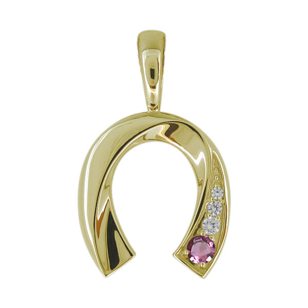 馬蹄 メンズ 喜平 ペンダントトップ 選べる誕生石 天然石 K10 K18 PT900 SV925 ホースシュー ペンダント mens horseshoe pendant top head