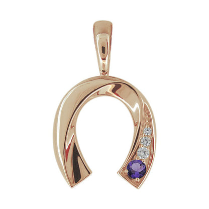馬蹄 メンズ 喜平 ペンダントトップ 選べる誕生石 天然石 K10 K18 PT900 SV925 ホースシュー ペンダント mens horseshoe pendant top head