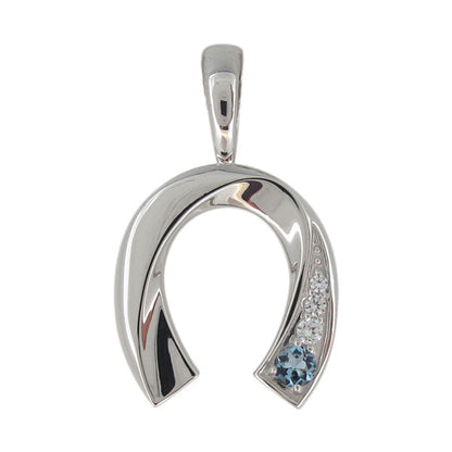 馬蹄 メンズ 喜平 ペンダントトップ 選べる誕生石 天然石 K10 K18 PT900 SV925 ホースシュー ペンダント mens horseshoe pendant top head