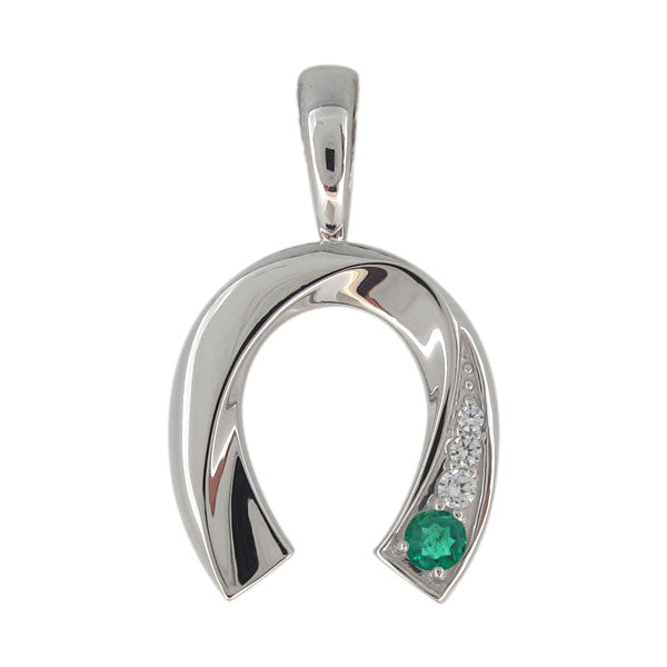 馬蹄 メンズ 喜平 ペンダントトップ 選べる誕生石 天然石 K10 K18 PT900 SV925 ホースシュー ペンダント mens horseshoe pendant top head