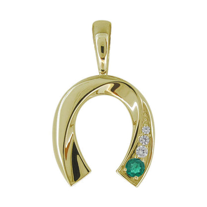 馬蹄 メンズ 喜平 ペンダントトップ 選べる誕生石 天然石 K10 K18 PT900 SV925 ホースシュー ペンダント mens horseshoe pendant top head