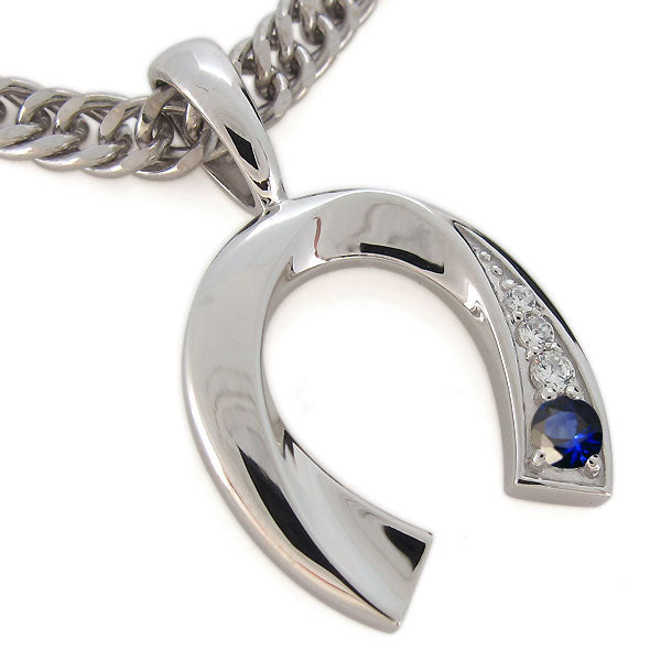 馬蹄 メンズ 喜平 ペンダントトップ 選べる誕生石 天然石 K10 K18 PT900 SV925 ホースシュー ペンダント mens horseshoe pendant top head