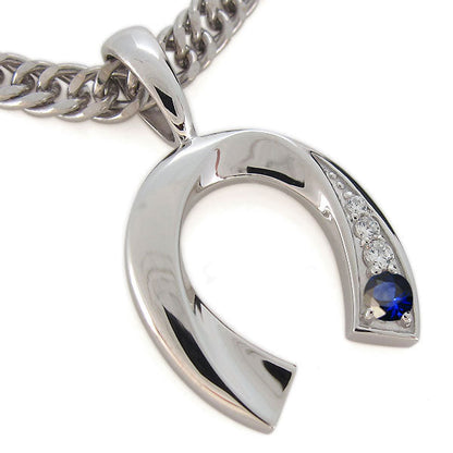 馬蹄 メンズ 喜平 ペンダントトップ 選べる誕生石 天然石 K10 K18 PT900 SV925 ホースシュー ペンダント mens horseshoe pendant top head