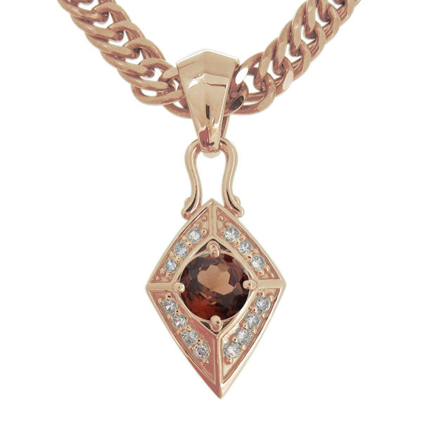 喜平チェーン ペンダント メンズ ひし形 選べる誕生石 天然石 喜平用 mens pendant necklace rhombus 10金 18金 プラチナ シルバー ネックレス 菱形