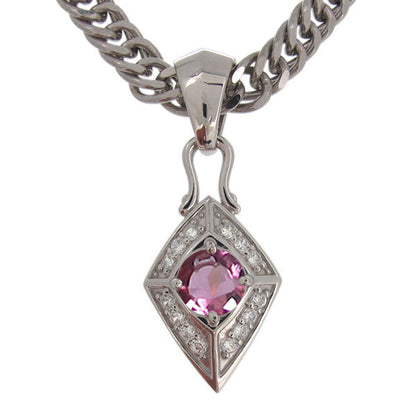 喜平チェーン ペンダント メンズ ひし形 選べる誕生石 天然石 喜平用 mens pendant necklace rhombus 10金 18金 プラチナ シルバー ネックレス 菱形