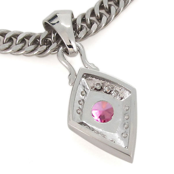 喜平チェーン ペンダント メンズ ひし形 選べる誕生石 天然石 喜平用 mens pendant necklace rhombus 10金 18金 プラチナ シルバー ネックレス 菱形