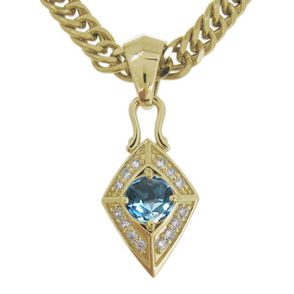 喜平チェーン ペンダント メンズ ひし形 選べる誕生石 天然石 喜平用 mens pendant necklace rhombus 10金 18金 プラチナ シルバー ネックレス 菱形