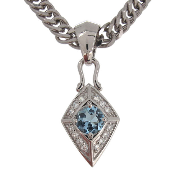 喜平チェーン ペンダント メンズ ひし形 選べる誕生石 天然石 喜平用 mens pendant necklace rhombus 10金 18金 プラチナ シルバー ネックレス 菱形