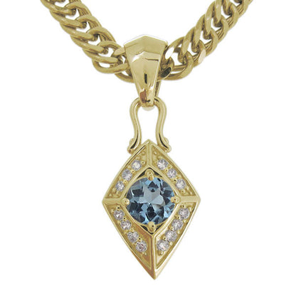 喜平チェーン ペンダント メンズ ひし形 選べる誕生石 天然石 喜平用 mens pendant necklace rhombus 10金 18金 プラチナ シルバー ネックレス 菱形
