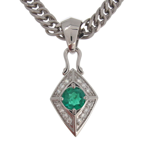 喜平チェーン ペンダント メンズ ひし形 選べる誕生石 天然石 喜平用 mens pendant necklace rhombus 10金 18金 プラチナ シルバー ネックレス 菱形