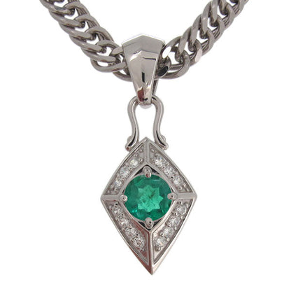 喜平チェーン ペンダント メンズ ひし形 選べる誕生石 天然石 喜平用 mens pendant necklace rhombus 10金 18金 プラチナ シルバー ネックレス 菱形