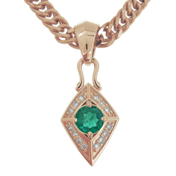喜平チェーン ペンダント メンズ ひし形 選べる誕生石 天然石 喜平用 mens pendant necklace rhombus 10金 18金 プラチナ シルバー ネックレス 菱形