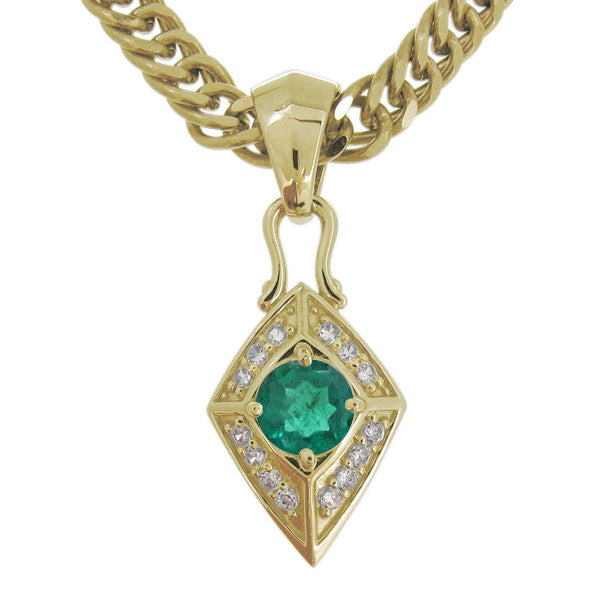 喜平チェーン ペンダント メンズ ひし形 選べる誕生石 天然石 喜平用 mens pendant necklace rhombus 10金 18金 プラチナ シルバー ネックレス 菱形