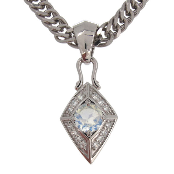 喜平チェーン ペンダント メンズ ひし形 選べる誕生石 天然石 喜平用 mens pendant necklace rhombus 10金 18金 プラチナ シルバー ネックレス 菱形