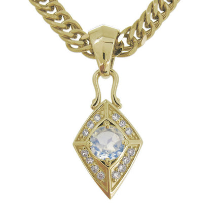 喜平チェーン ペンダント メンズ ひし形 選べる誕生石 天然石 喜平用 mens pendant necklace rhombus 10金 18金 プラチナ シルバー ネックレス 菱形