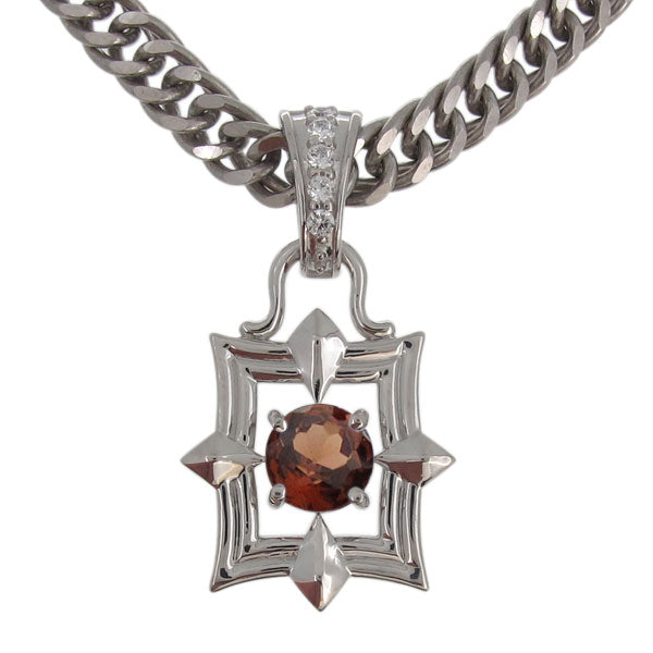 メンズ ペンダント 喜平チェーン スクエア 大粒 天然石 選べる誕生石 mens pendant necklace square diamond 四角 ネックレス K10 K18 PT900 SV925