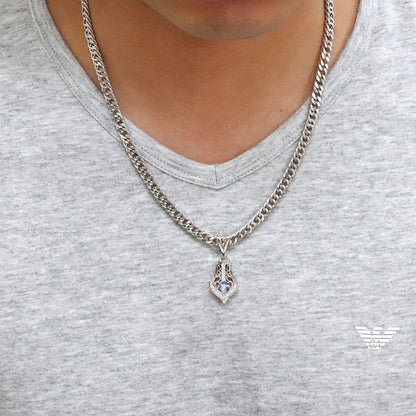 アラベスク 喜平 50g用 メンズ ペンダントトップ 大粒 選べる誕生石 ラインストーン ダイヤモンド Pendant top k10 k18 pt900 sv925 ペンダント 唐草 天然石