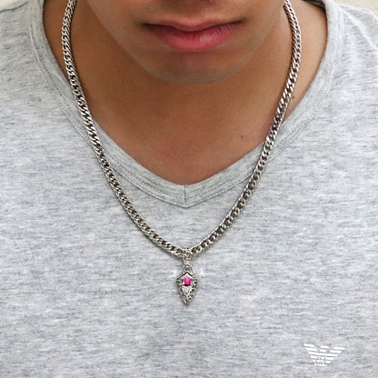 喜平 50g用 ペンダントトップ メンズ K10 K18 PT900 SV925 唐草 大粒 天然石 選べる誕生石 Pendant top shield ペンダント アラベスク ヴァイン トライバル