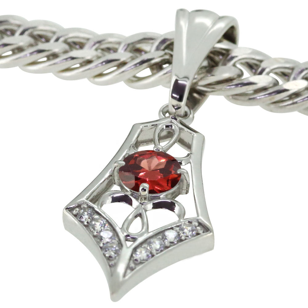 メンズ ペンダントトップ キヘイ 50g用 10金 18金 プラチナ シルバー 選べる誕生石 大粒 天然石 Pendant top Rhinestone 喜平 ペンダント ラインストーン ダイヤモンド