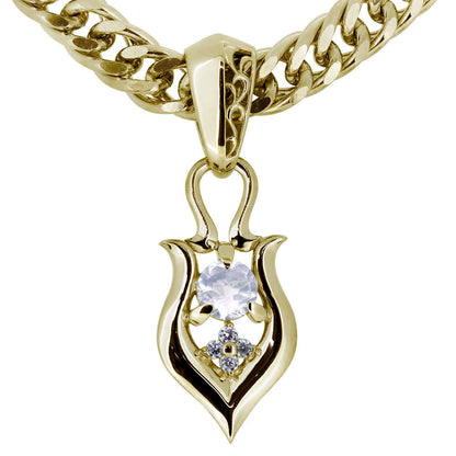 ペンダント メンズ 喜平50g用 選べる誕生石 大粒 天然石 喜平 幅広 ネックレス Kihei Pendant Necklace birthstone k10 k18 pt900 sv925