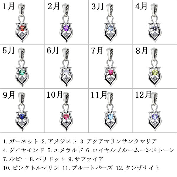 ペンダントトップ メンズ 喜平50g用 選べる誕生石 大粒 天然石 喜平 幅広 ペンダント Kihei Pendant top birthstone k10 k18 pt900 sv925