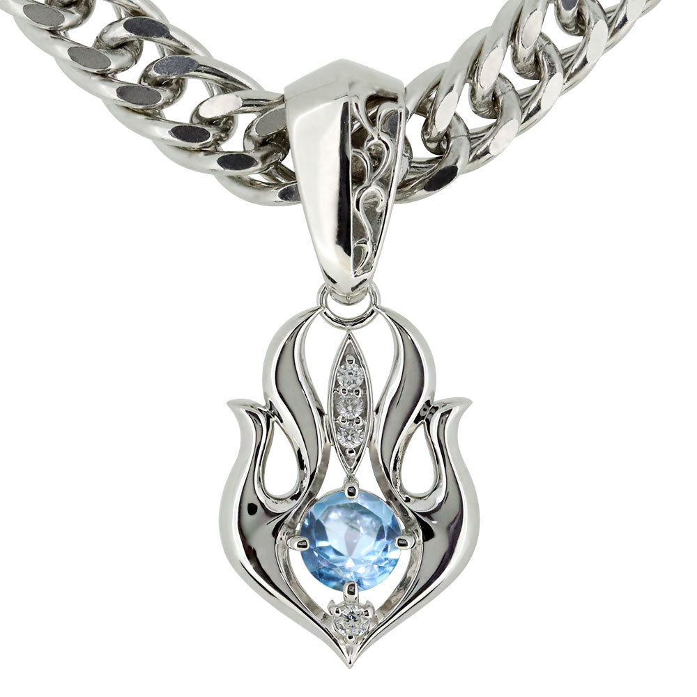 大粒 天然石 メンズ ペンダント 喜平50g用 キヘイ 選べる誕生石 mens pendant Necklace birthstone K10 K18 PT900 SV925 ネックレス 誕生石