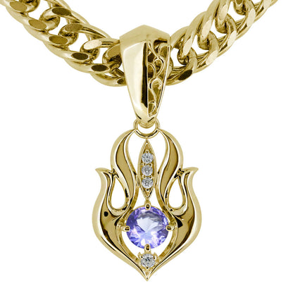 大粒 天然石 メンズ ペンダント 喜平50g用 キヘイ 選べる誕生石 mens pendant Necklace birthstone K10 K18 PT900 SV925 ネックレス 誕生石