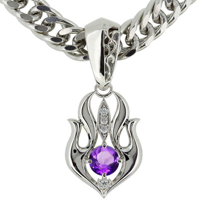 大粒 天然石 メンズ ペンダント 喜平50g用 キヘイ 選べる誕生石 mens pendant Necklace birthstone K10 K18 PT900 SV925 ネックレス 誕生石