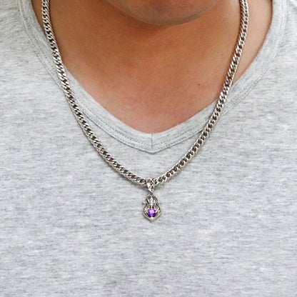大粒 天然石 メンズ ペンダント 喜平50g用 キヘイ 選べる誕生石 mens pendant Necklace birthstone K10 K18 PT900 SV925 ネックレス 誕生石