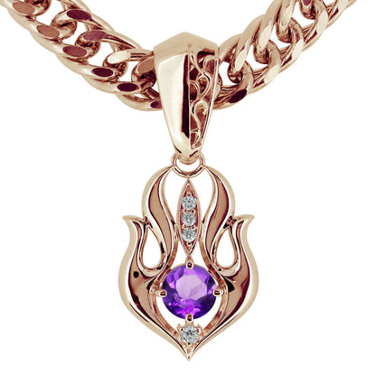 大粒 天然石 メンズ ペンダント 喜平50g用 キヘイ 選べる誕生石 mens pendant Necklace birthstone K10 K18 PT900 SV925 ネックレス 誕生石