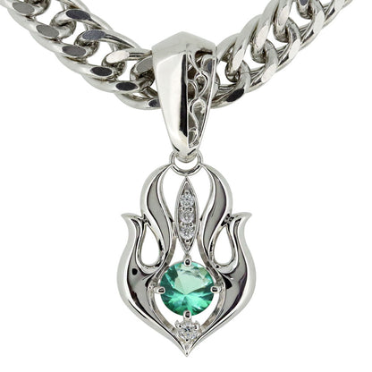 大粒 天然石 メンズ ペンダント 喜平50g用 キヘイ 選べる誕生石 mens pendant Necklace birthstone K10 K18 PT900 SV925 ネックレス 誕生石