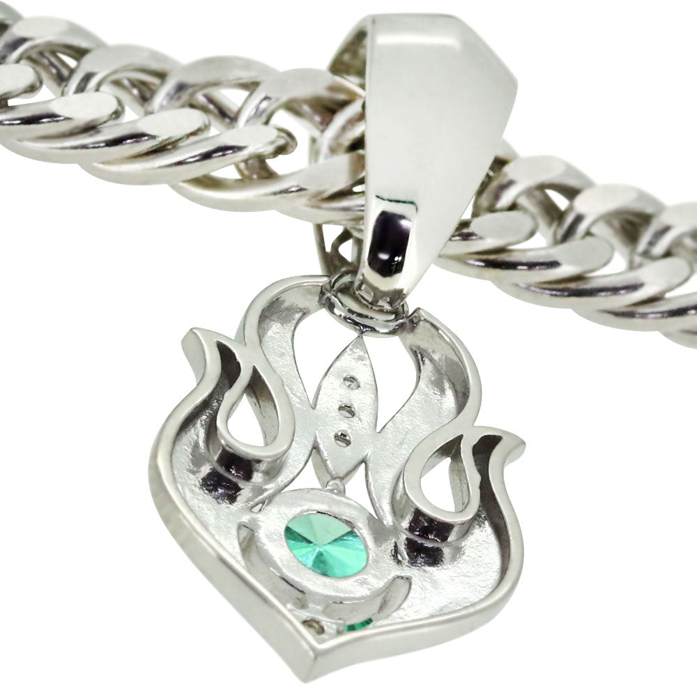 大粒 天然石 メンズ ペンダントトップ 喜平50g用 キヘイ 選べる誕生石 mens pendant top birthstone K10 K18 PT900 SV925 ペンダント 誕生石