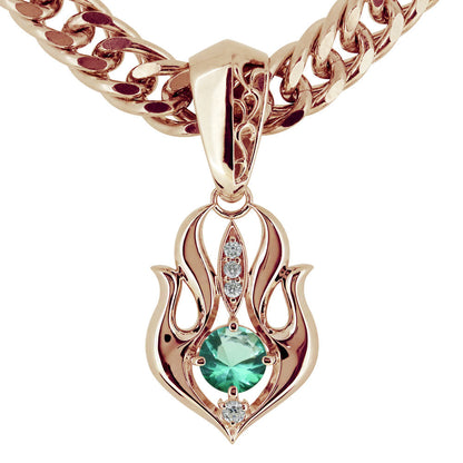 大粒 天然石 メンズ ペンダント 喜平50g用 キヘイ 選べる誕生石 mens pendant Necklace birthstone K10 K18 PT900 SV925 ネックレス 誕生石