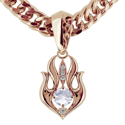 大粒 天然石 メンズ ペンダント 喜平50g用 キヘイ 選べる誕生石 mens pendant Necklace birthstone K10 K18 PT900 SV925 ネックレス 誕生石